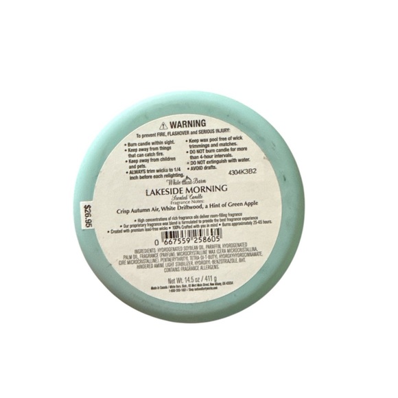 White Barn Lakeside Morning Candle - Picture 4 of 4